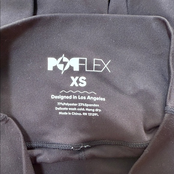 POPFLEX Tworl Skort Black - Picture 5 of 5